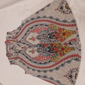 Guru colorful top size L very Bolo hippy yoga meditation style